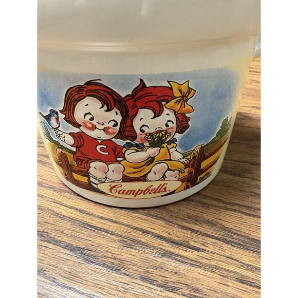 Campbell's Soup Stoneware Tureen/Bowl with Lid  1998 Houston Harvest - Picture 2 of 8